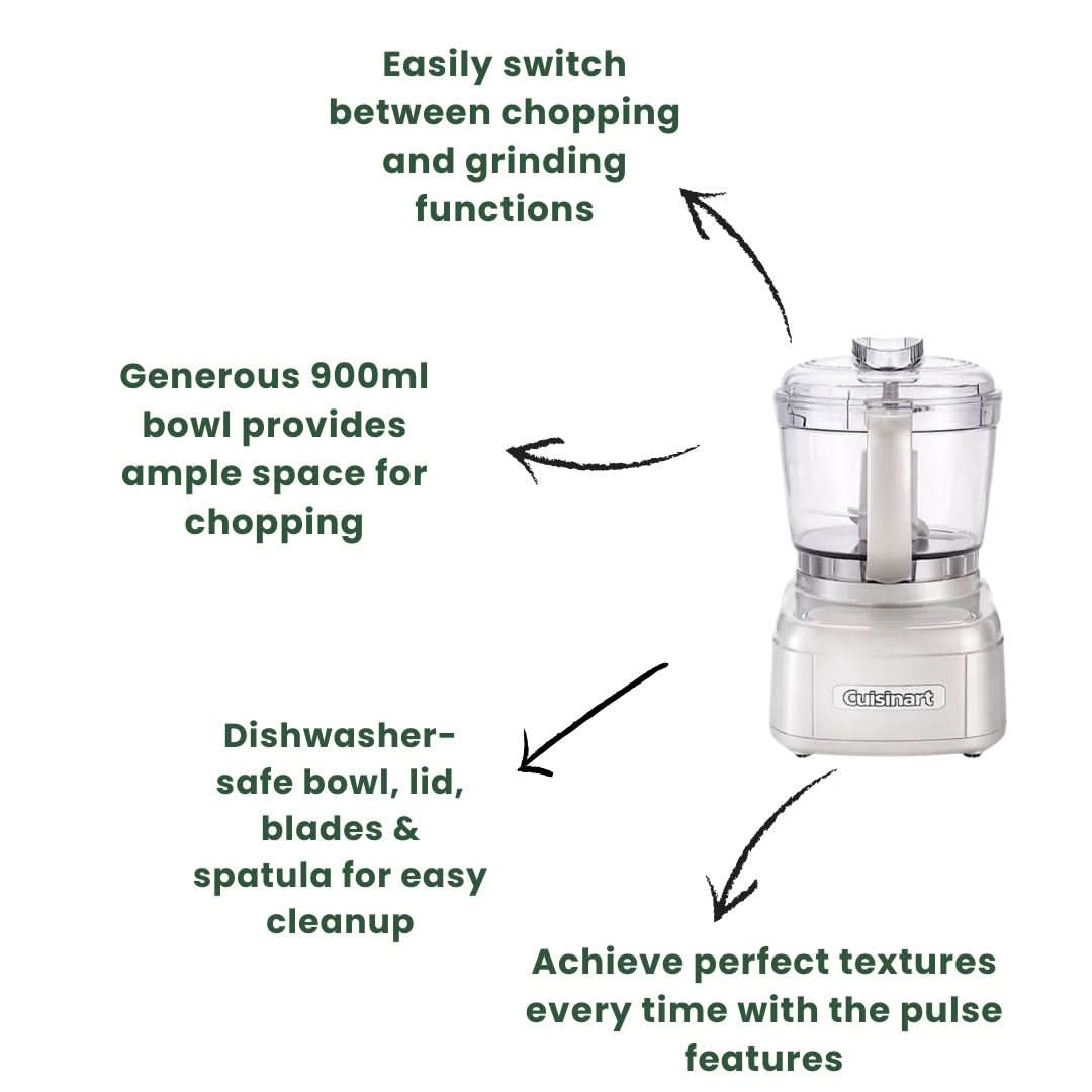 Cuisinart Mini Prep Pro Food Processor Frosted Pearl