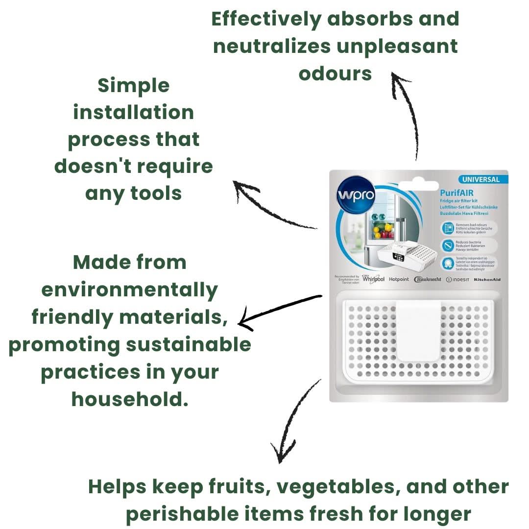 WPRO PUR200 - PurifAIR Fridge Filter Set