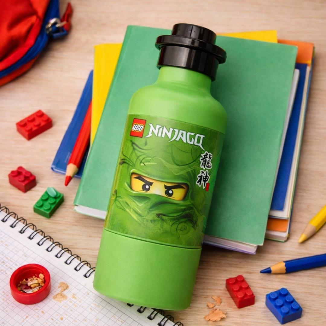 LEGO Lloyd Ninjago 0.4L Drinking Bottle Green