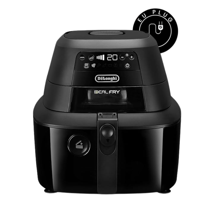 De'Longhi IdealFry Digital 1400W Air Fryer Black EU Plug