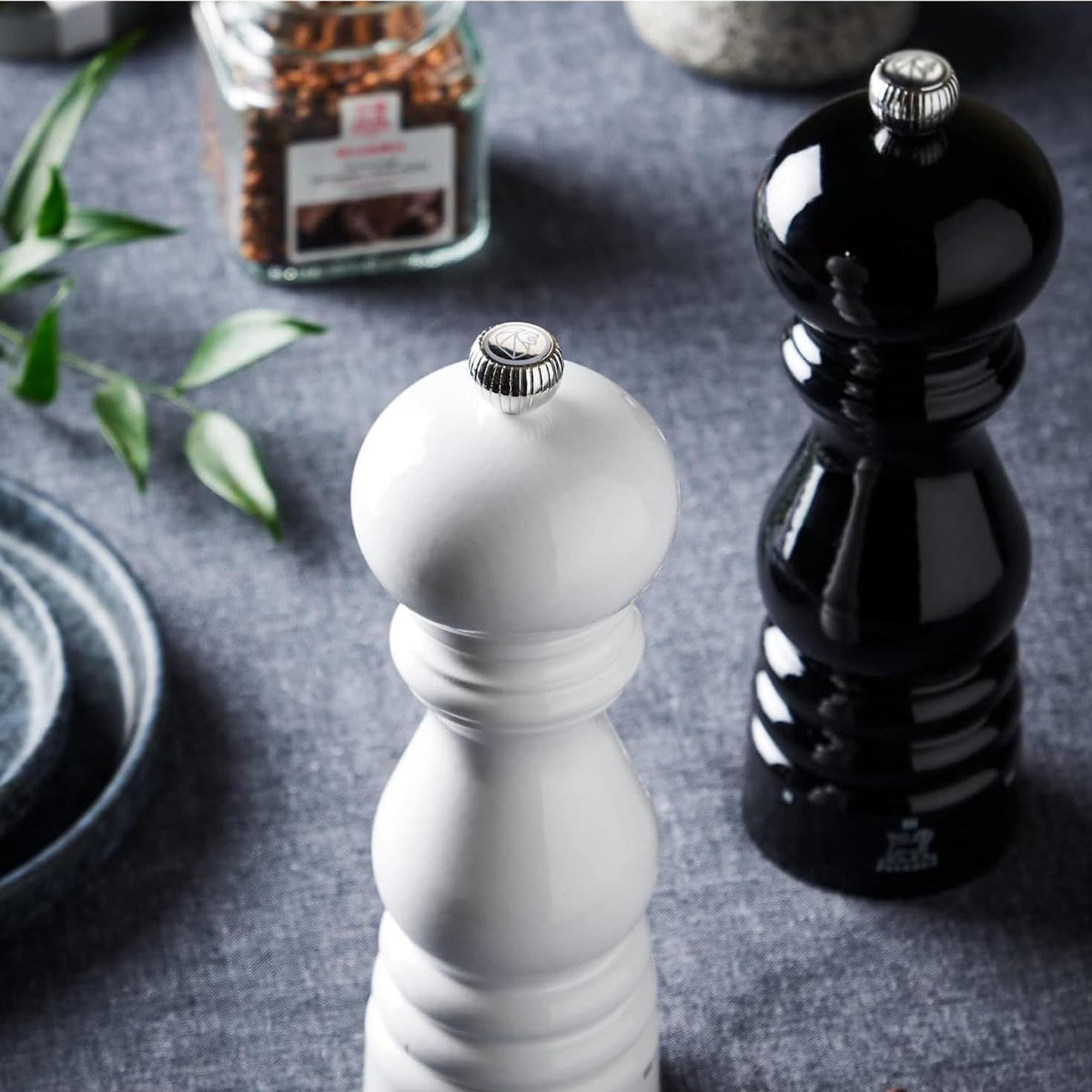 Peugeot Paris Dry Salt Mill 18cm White Gloss
