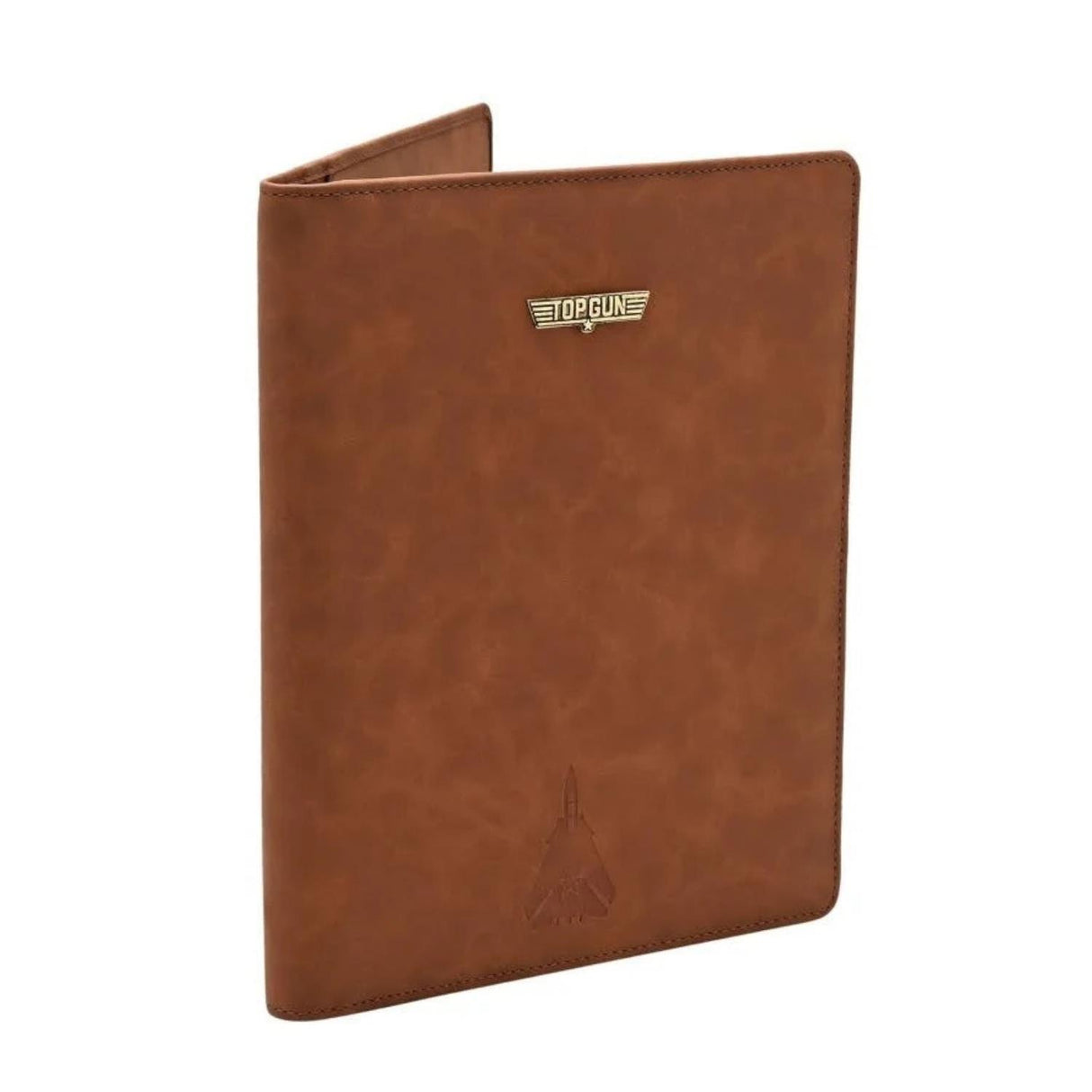 Top Gun PU Leather Travel Tech Portfolio Tan