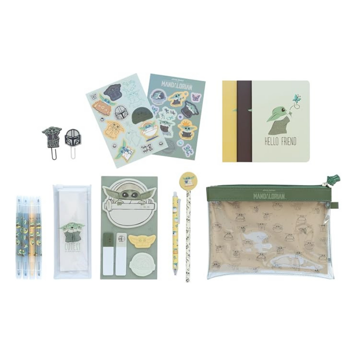 Star Wars The Mandalorian Grogu Stationery Set