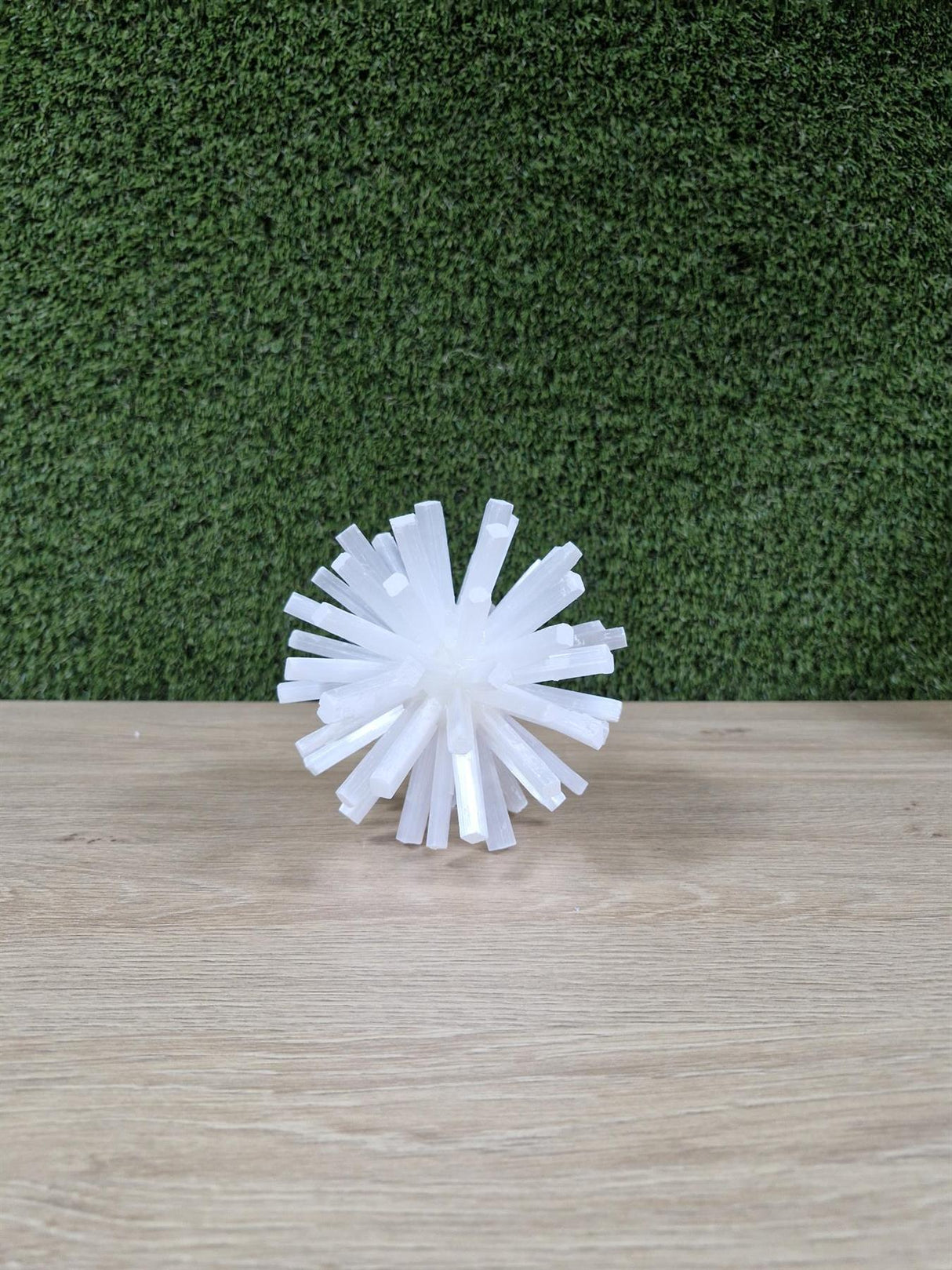 Selenite Crystal Decorative Ball Approx 12cm White