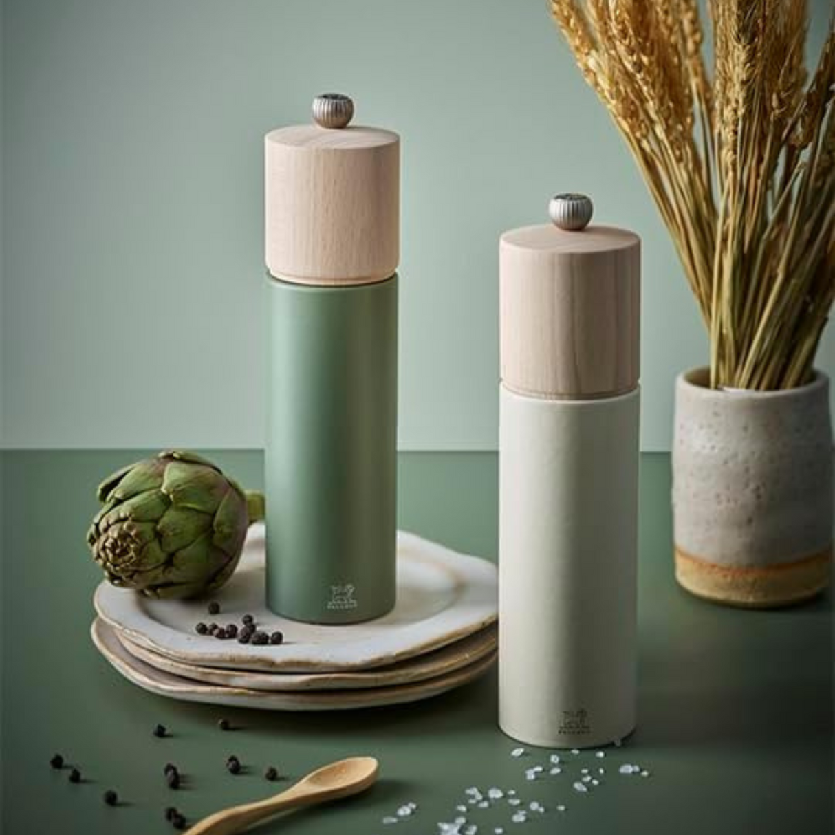 Peugeot Boreal Pepper Mill 21cm Fern Green