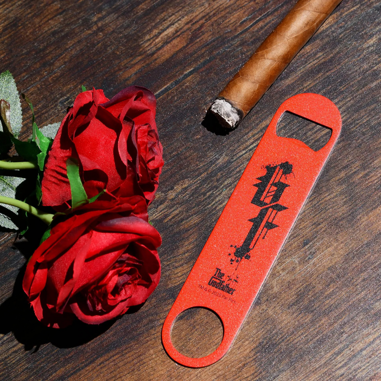 Fandomania The Godfather Stainless Steel Bottle Opener Red