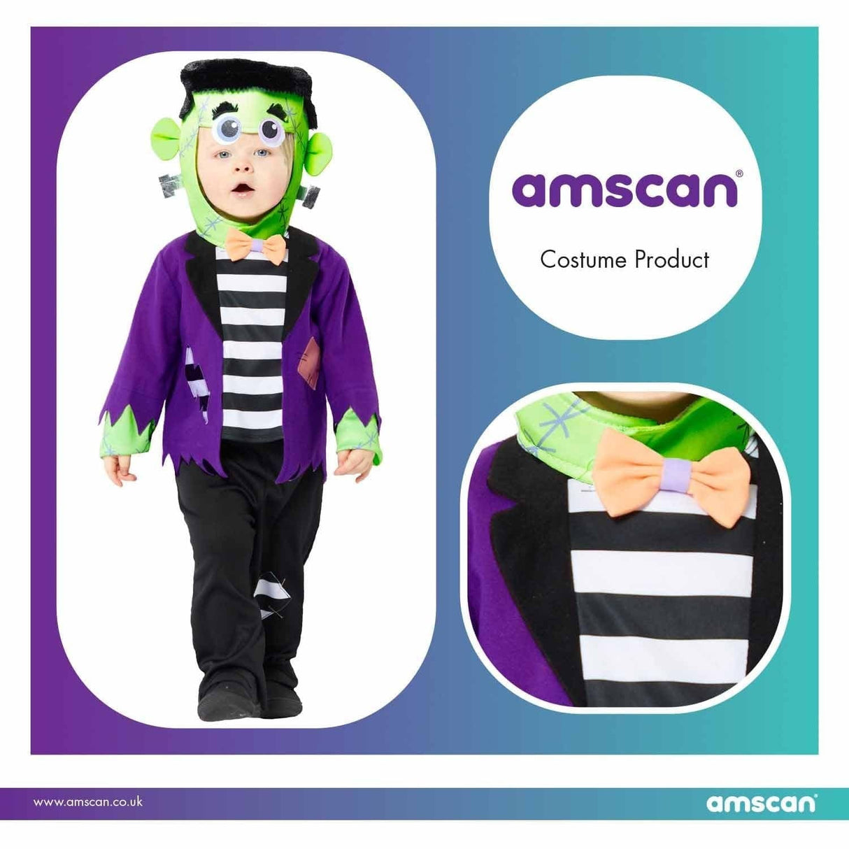 Child Little Mr Frankie Costume - 3-4 Years