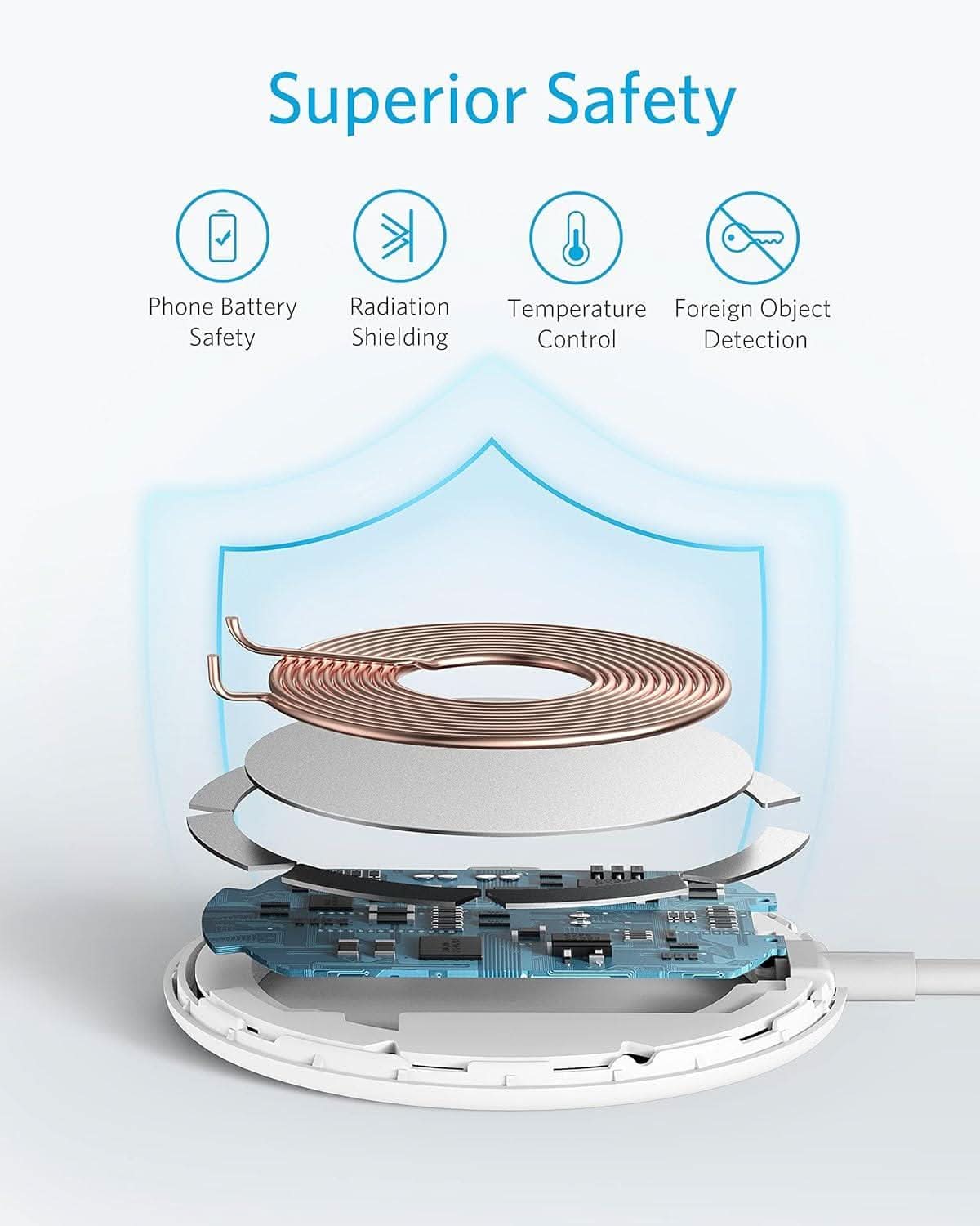 Anker PowerWave Select Magnetic Pad Wireless Charger