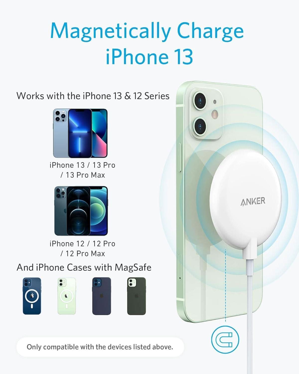 Anker PowerWave Select Magnetic Pad Wireless Charger