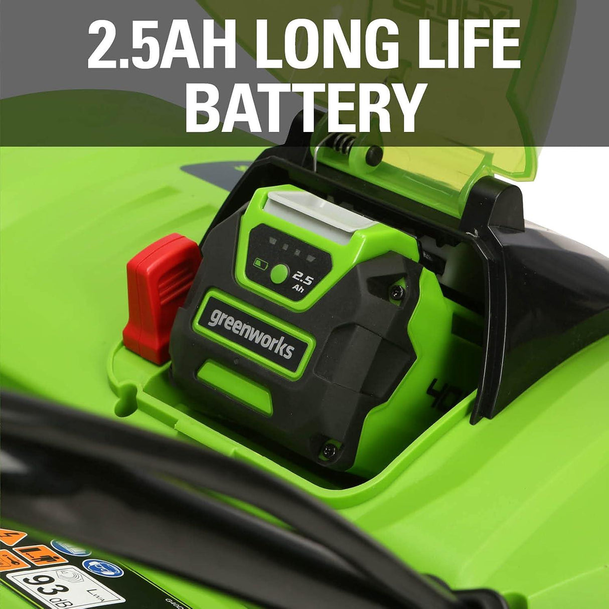 Greenworks 40V Dethatcher 35cm includes 2.5Ah Battery