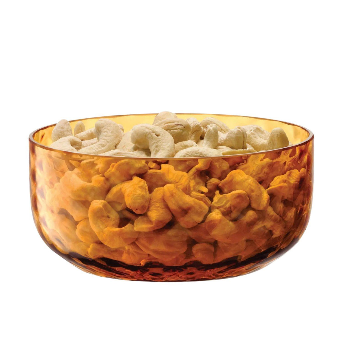 LSA Dapple Bowl Diameter 12cm Sun Amber