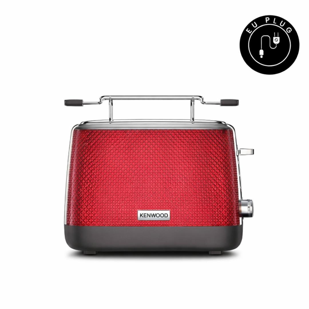 Kenwood Mesmerine 2 Slot Toaster 980W Red EU Plug