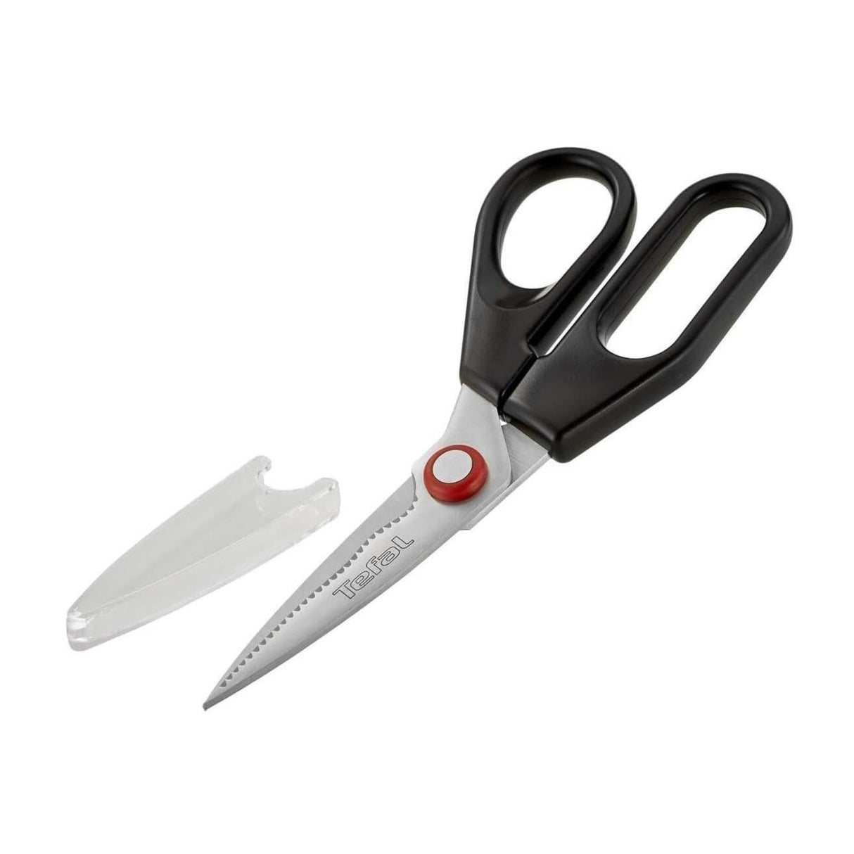 Tefal Ingenio Premium Kitchen Scissors Dishwasher Safe Multi-Purpose Tool Black