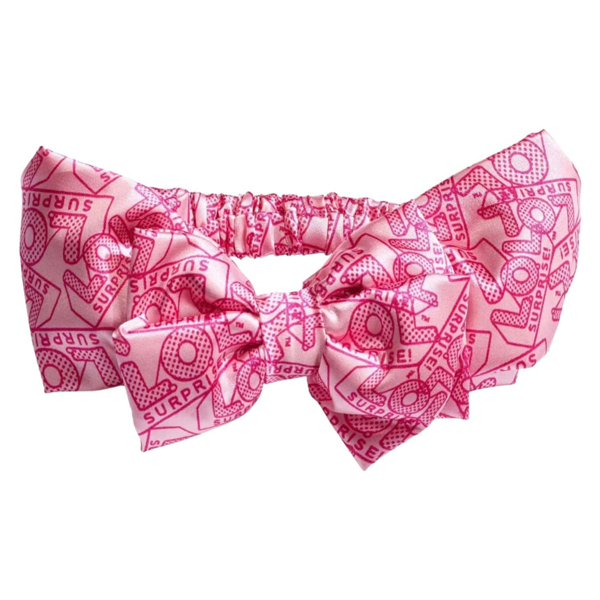 LOL Printed Bow Hairband One Size Pink