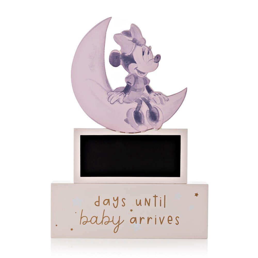 Disney Minnie Countdown to Baby's Arrival Mantel Plaque Pink