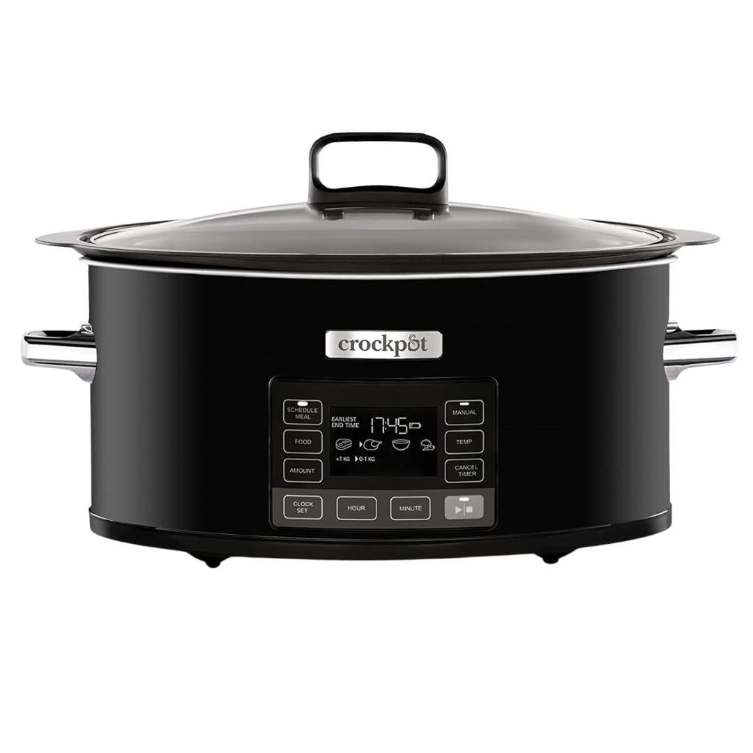 Crockpot TimeSelect 5.6L Digital Slow Cooker CSC093 Black
