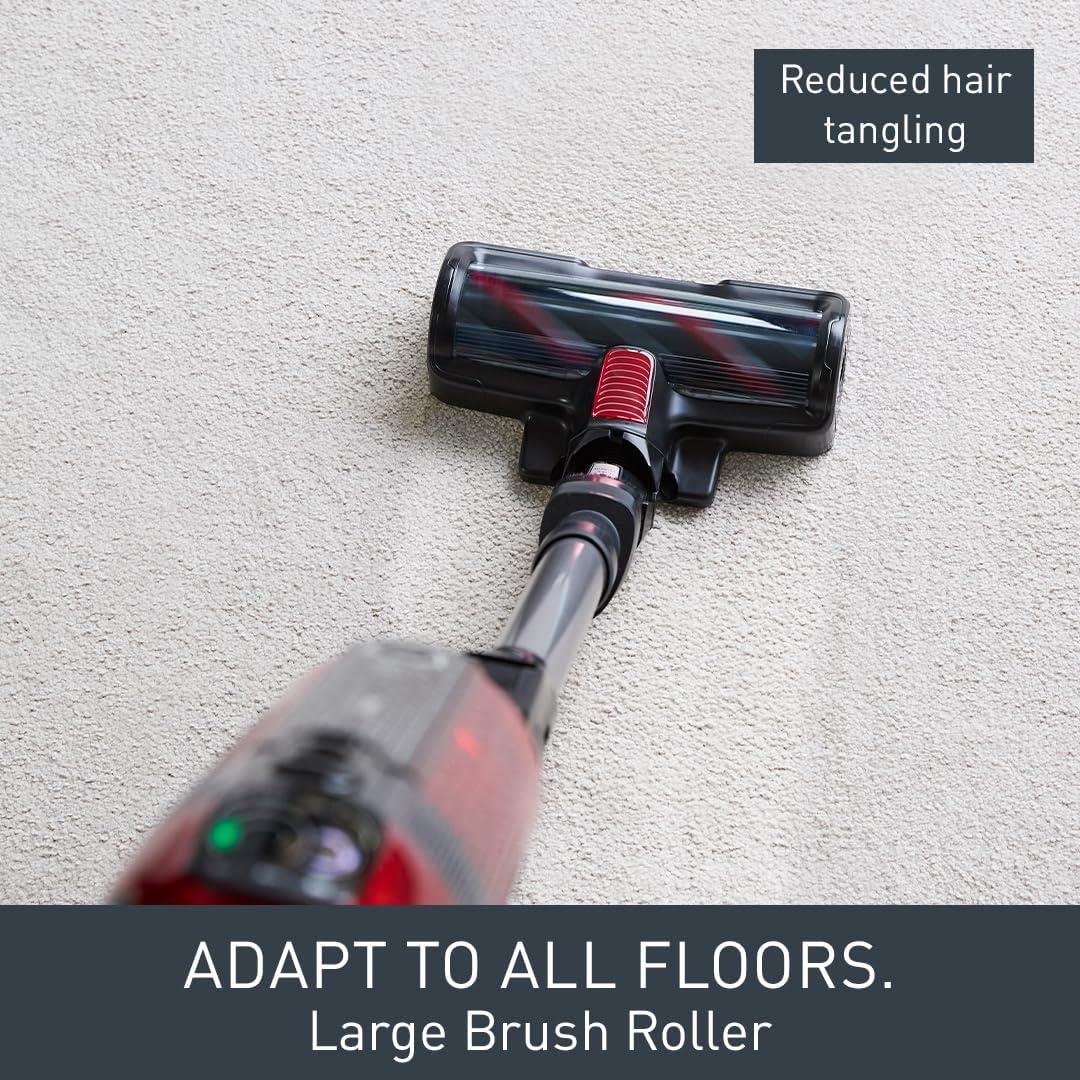 Tefal X-Force Flex 12.60 Pet & Car Cordless Stick Vacuum Cleaner TY98A2GO Black and Red