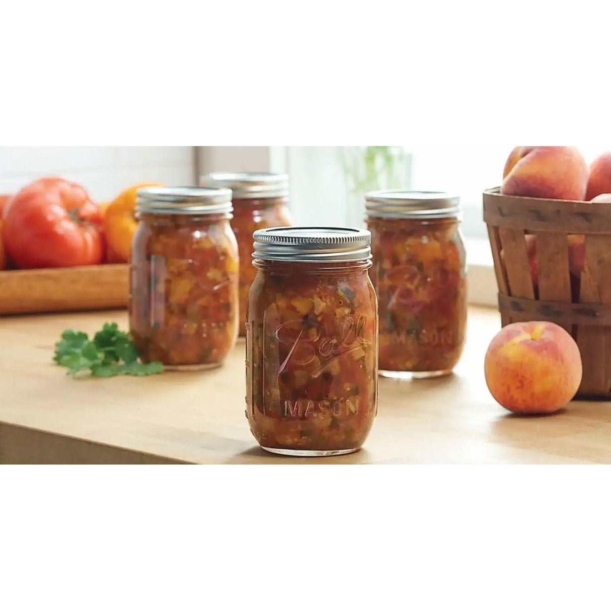 Ball Mason Jars Regular Mouth - 490ml 6 Pack