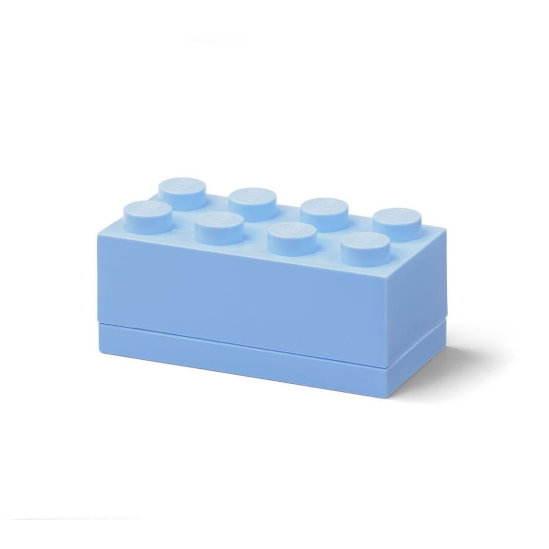 LEGO Mini Box 8 Storage Brick Light Blue