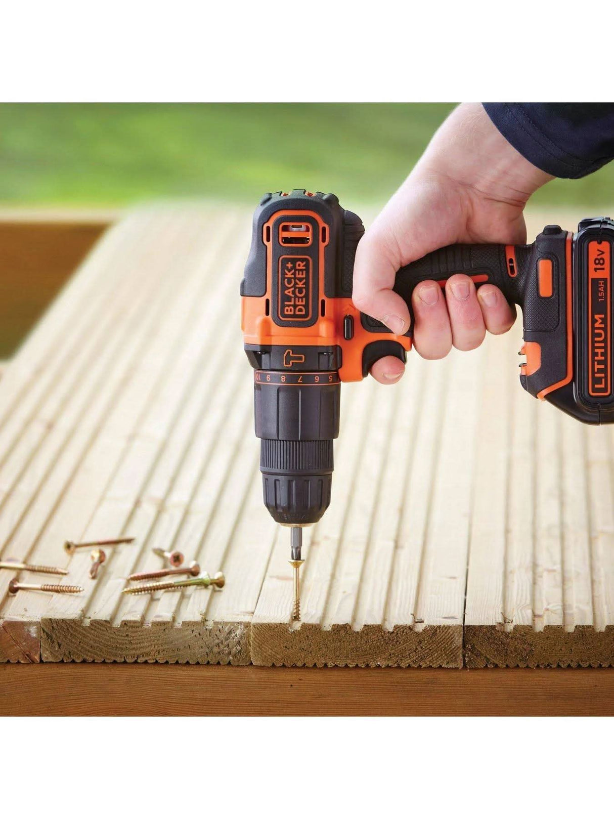 Black & Decker BDCHD181B3A-GB Lithium-Ion Cordless 2-Gear 18V Hammer Drill