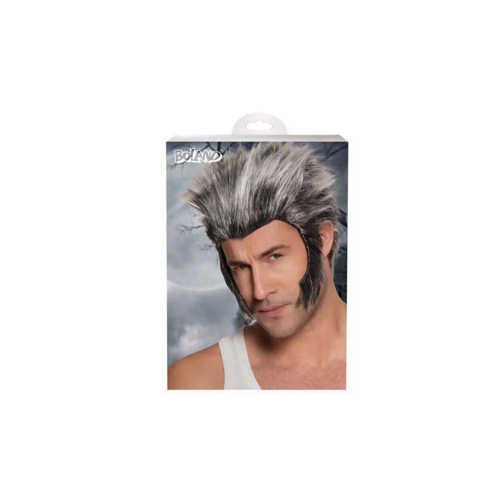 Boland Men's Fancy Dress Wig Accessory One Size Grey