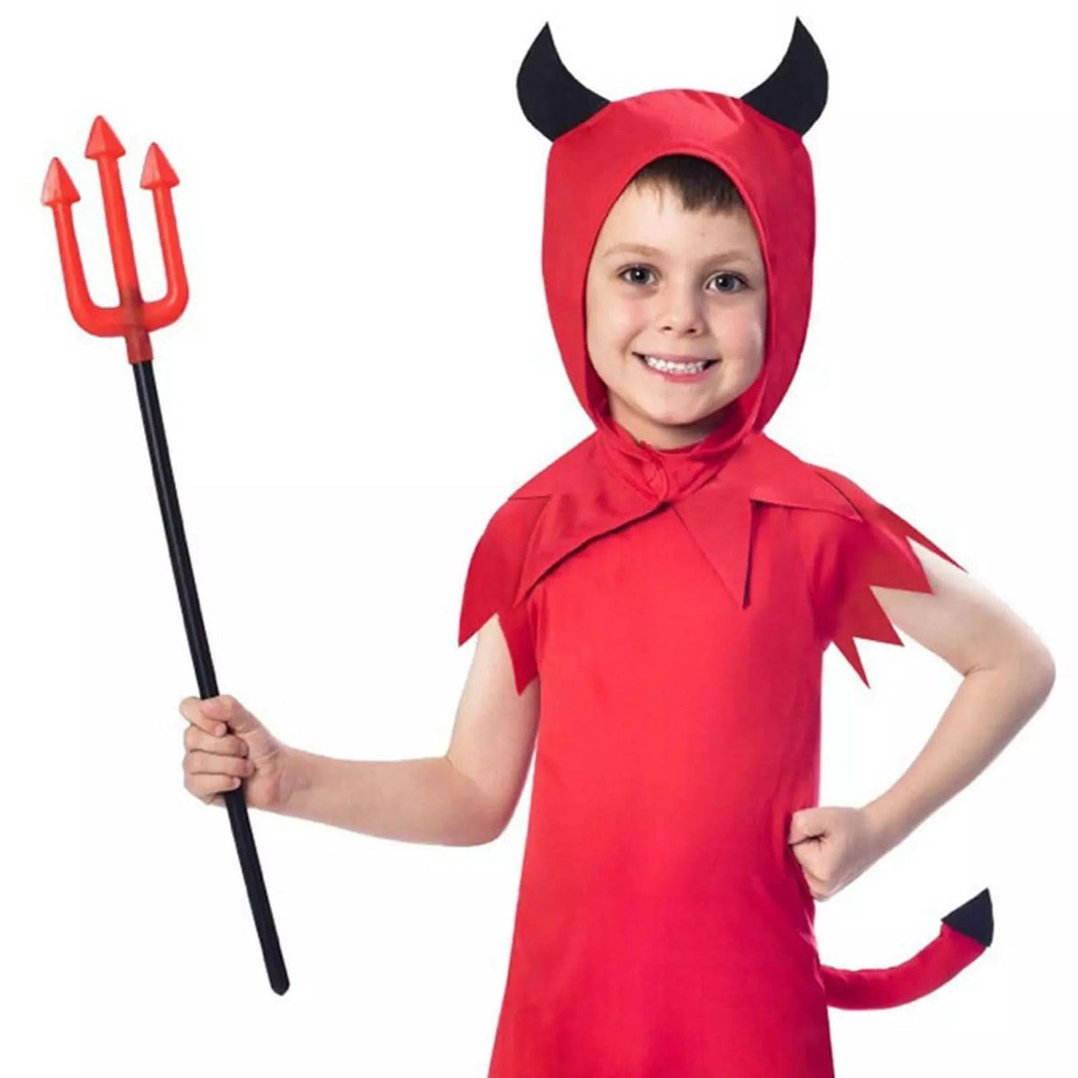 Amscan Boys Devil Halloween Fancy Dress Costume 3-4 Years Red