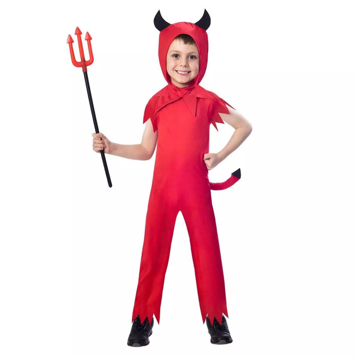 Amscan Boys Devil Halloween Fancy Dress Costume 3-4 Years Red