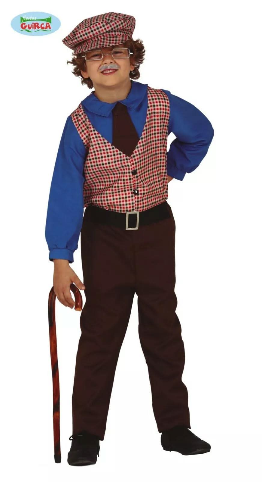 Fiestas Guirca Grandpa Costume Boys 3-4 Years
