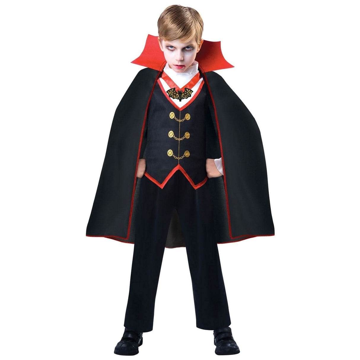 Child Count Dracula Boys Halloween Costume - 4-6 Years