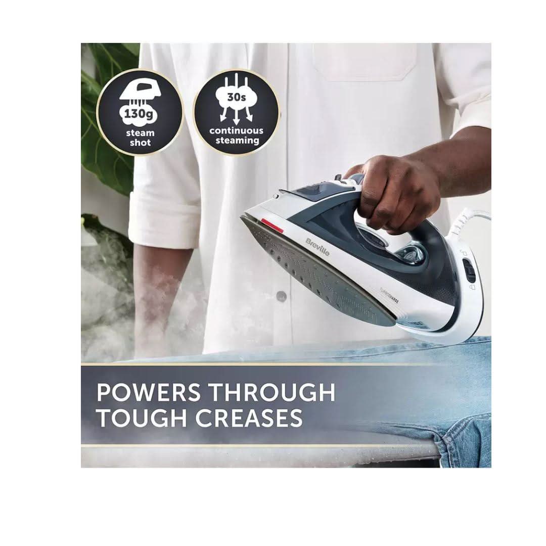 Breville Turbo Charge Cordless Iron VIN439 – 2600W Navy