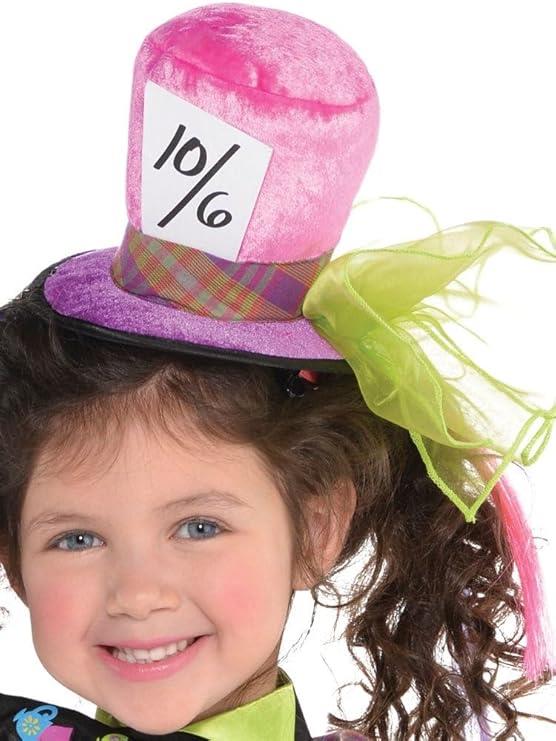 Child Mad Hatter Girl Fancy Dress Costume Size 6-8 Years
