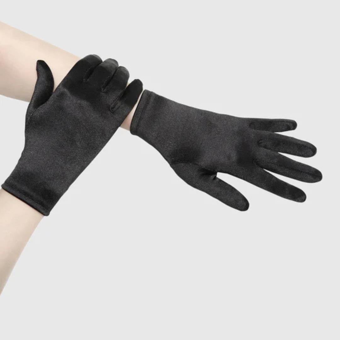 Leg Avenue Adults Satin Wrist Length Gloves One Size