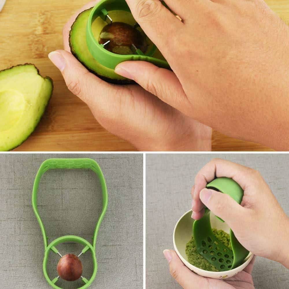 CALITEK Avocado Tool – Slicer, Masher & Storage Green