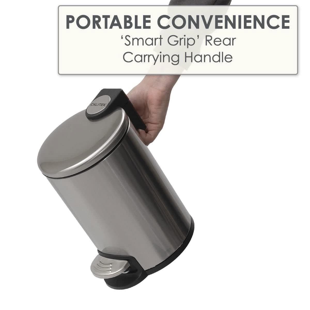 CALITEK Bathroom Pedal Bin -  3 Litre