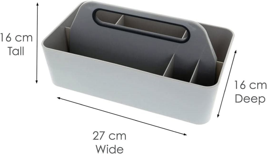CALITEK Cleaning Caddy with Handle – Grey Organiser