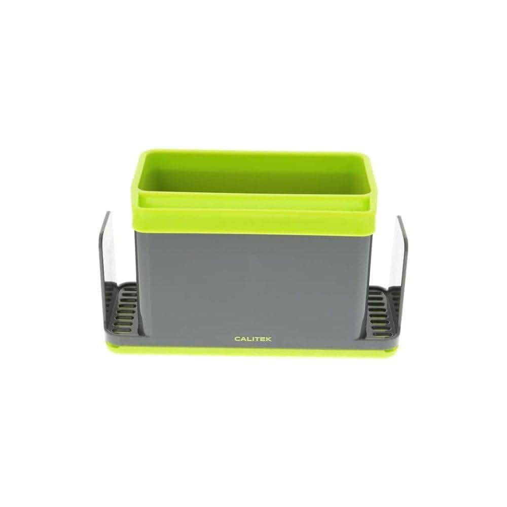 CALITEK Sink Caddy Organizer with Drip Tray – Green