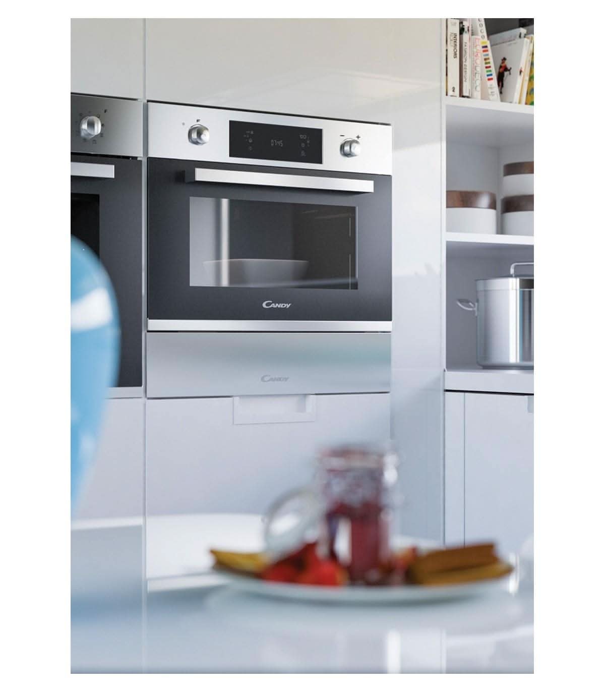 Candy MIC440VTX Built-In Microwave Combi 44L Capacity, 900W Power for Versatile Cooking