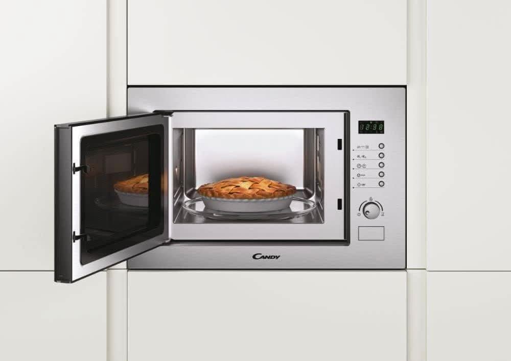 Candy MIC20GDFX-80 Built-In Microwave with Grill, Stainless Steel