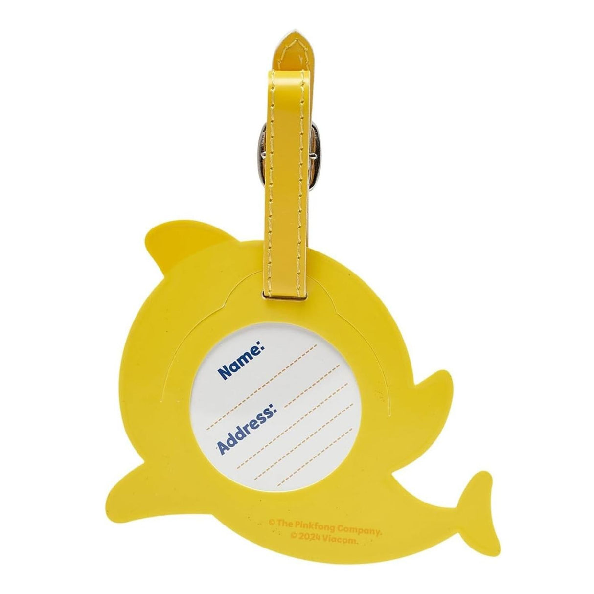 Baby Shark Luggage Tag Yellow