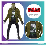Men's The Riddler Batman Movie Fancy Dress Costume - L