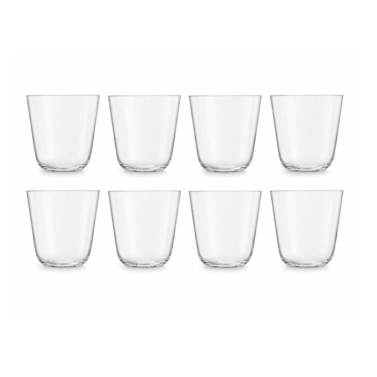 LSA Arc 260ml Stackable Tumblers Set of 8 Clear