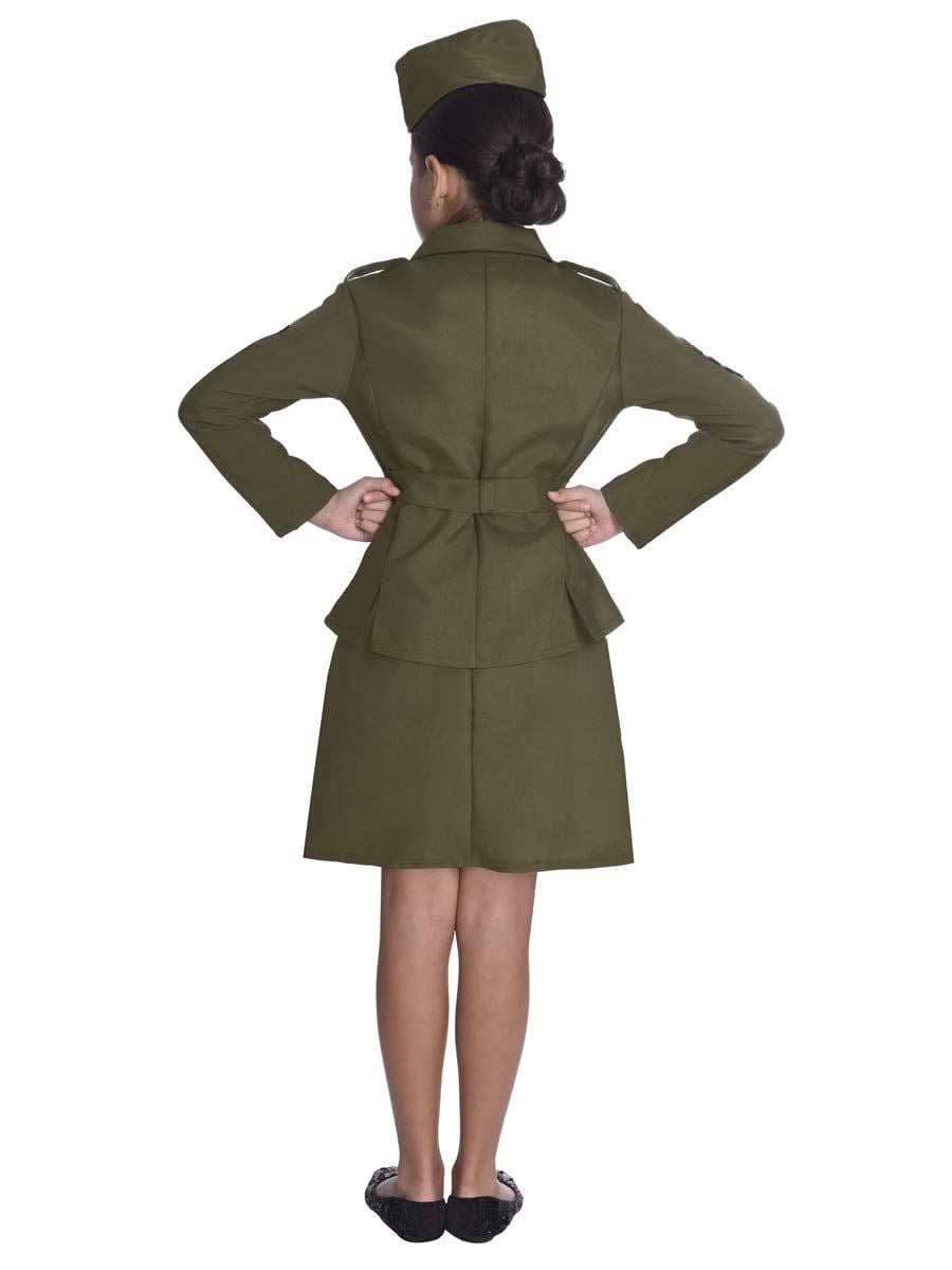 Child World War 2 Army Girl Costume