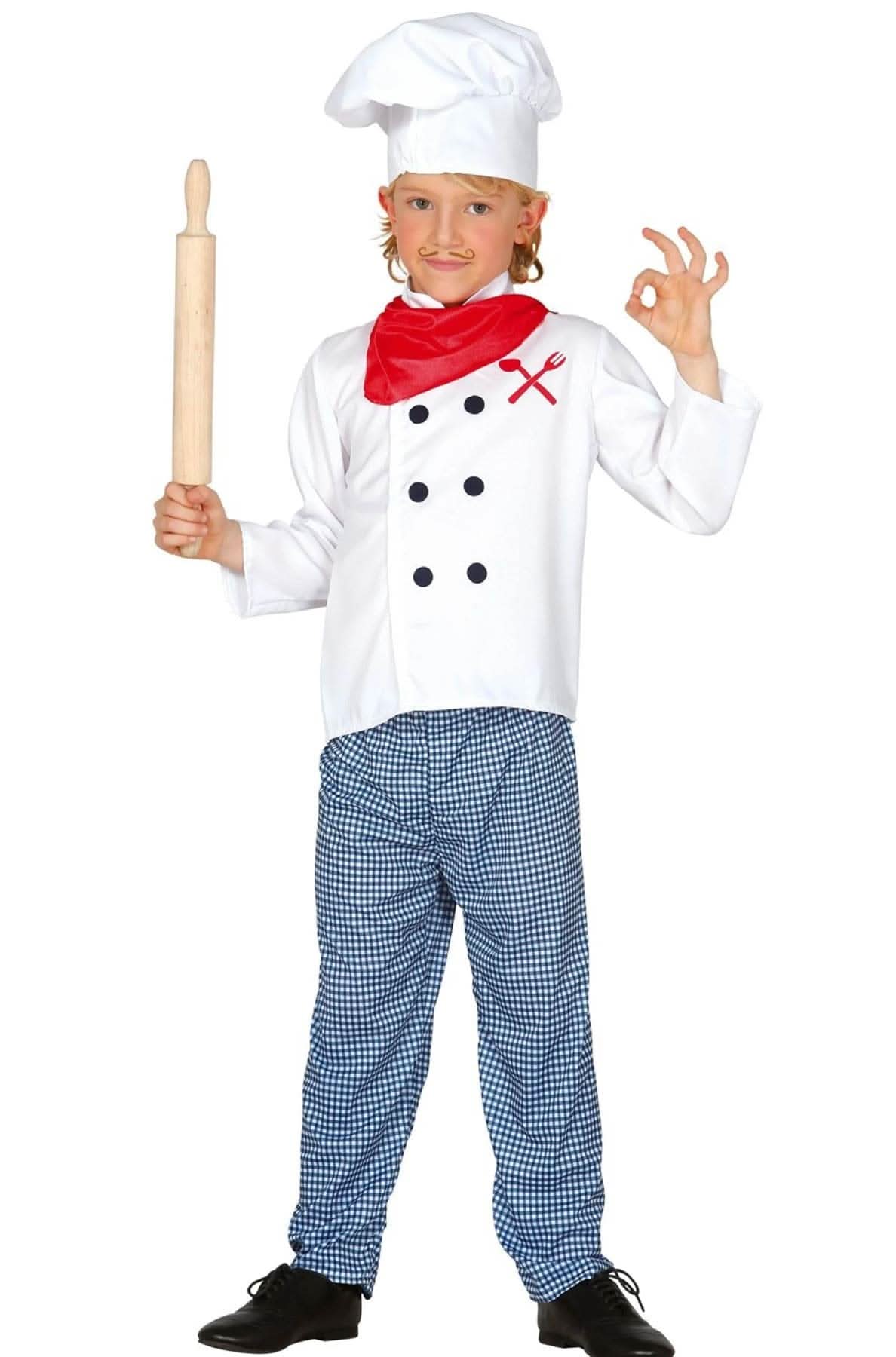 Child Head Chef Fancy Dress Costume - 3-4 years