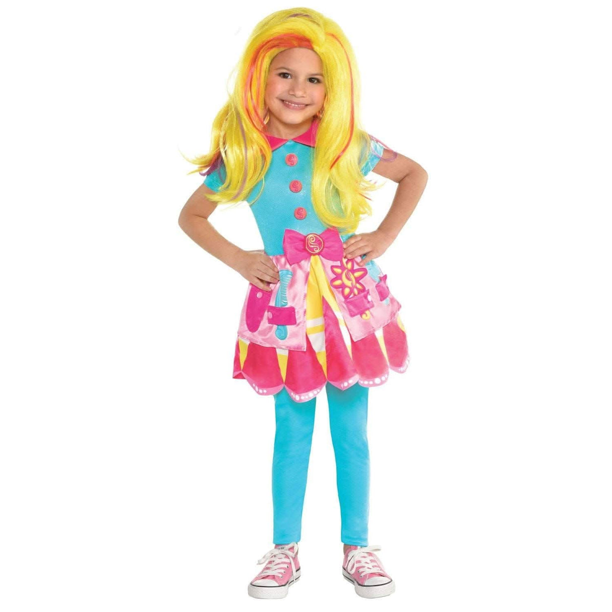 Child Sunny Day Hairstylist Cartoon Character Costume - 6-8 Years