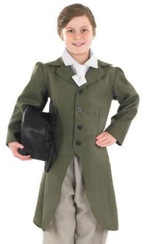 Child Regency Boy Costume With Top Hat