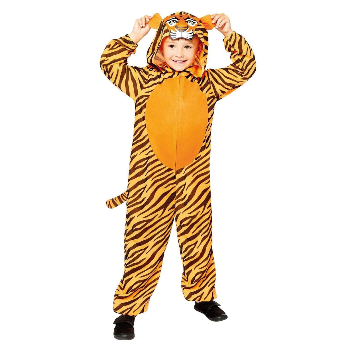 Child Tiger Onesie Costume - 6-8 Years
