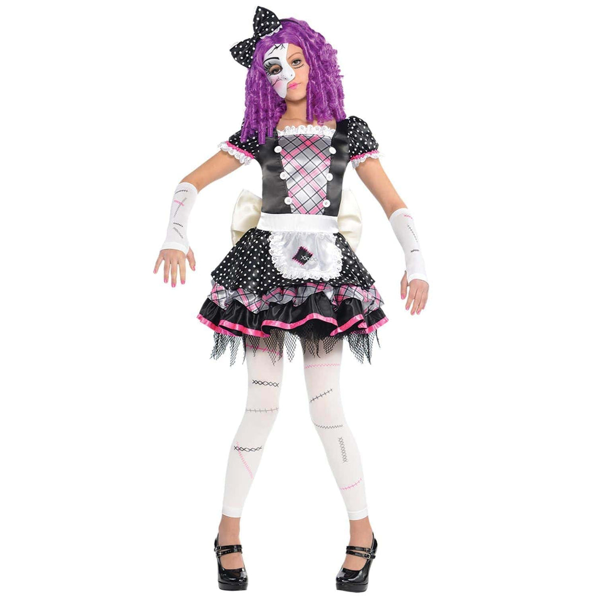 Child Damaged Doll Zombie Halloween Costume