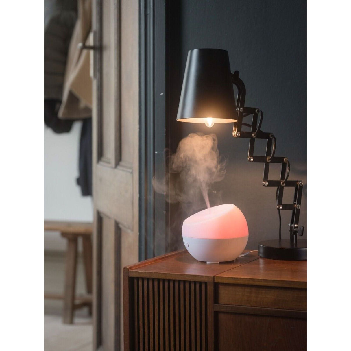 Homedics Ellia Colour Changing Aroma Diffuser - White