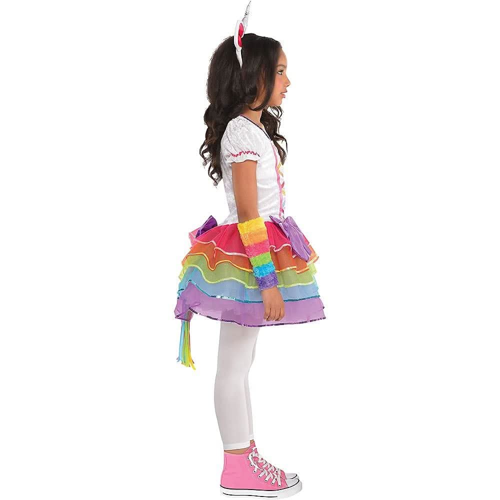 Child Rainbow Unicorn Costume - 8-10 Years
