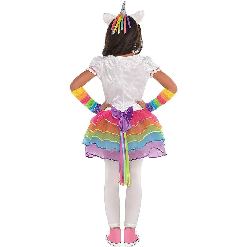 Child Rainbow Unicorn Costume - 8-10 Years